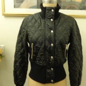 A.B.S by Allen Schwartz Black Zipper Jacket